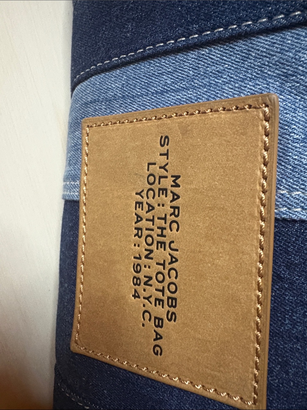 Marc Jacobs Blue Patchwork Denim Tote Bag - Picture 10 of 12